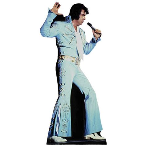 Elvis Presley Blue Jumpsuit Lifesize Cardboard Cutout 167cm Partyrama