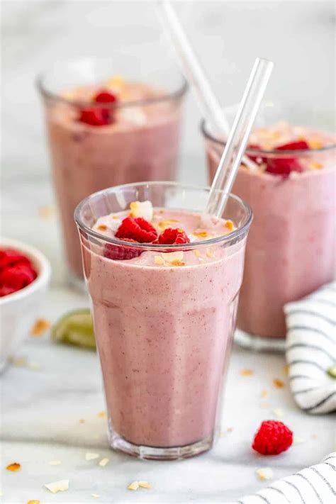 Mango Raspberry Smoothie Eat With Clarity