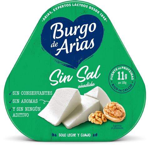 Comprar Queso Burgo De Arias Sin Sal X G G Quesos En Condisline