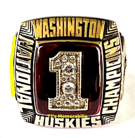 1991 WASHINGTON HUSKIES FOOTBALL NATIONAL CHAMPIONSHIP RING - Buy and Sell Championship Rings