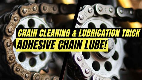 Adhesive Chain Lube Tricks And Steps To Super Clean And Lubricate Motorcycle Chain And Sprocket Bmw