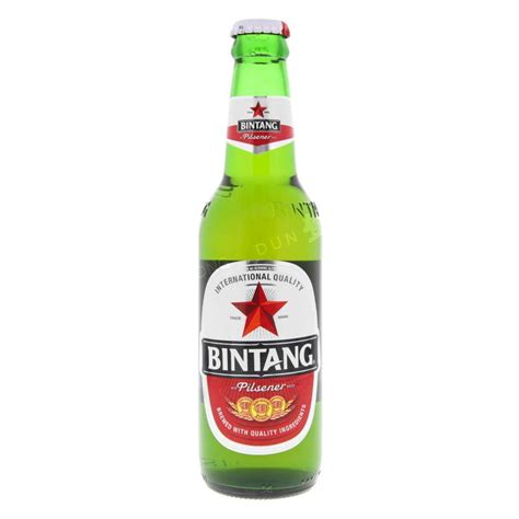 Indonesian Pilsner Beer Bintang 330ml Dun Yong Webshop