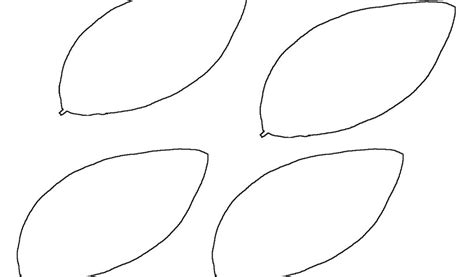 leaf cut outs templates     cut  leaf shapes fall