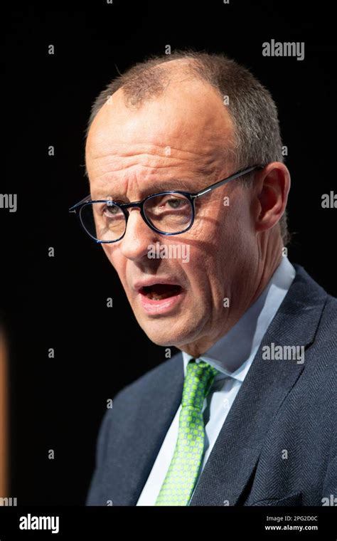 Muenster Deutschland Th Mar Friedrich Merz Cdu Chairman