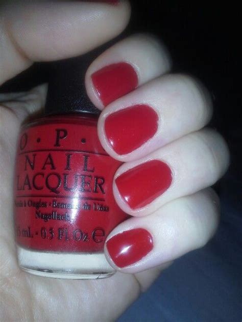 Opi The Thrill Of Brazil Nail Lacquer Nail Polish Red Nails Opi