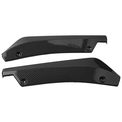 Carbon Fiber Rear Bumper Lip Diffuser Splitter Canard Bolt On Installation Ebay