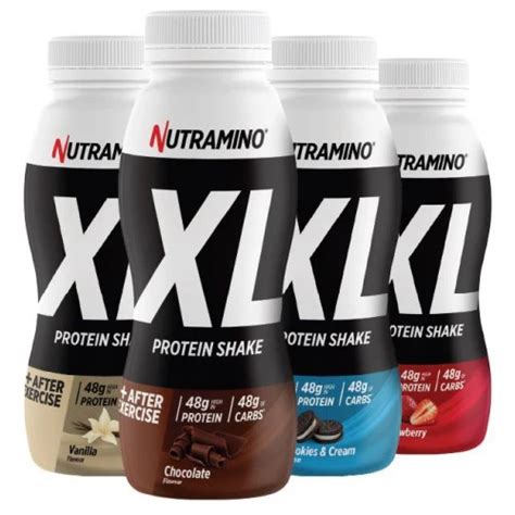 Nutramino Xl Protein Shake 12 X 475ml Fitnfoodlt