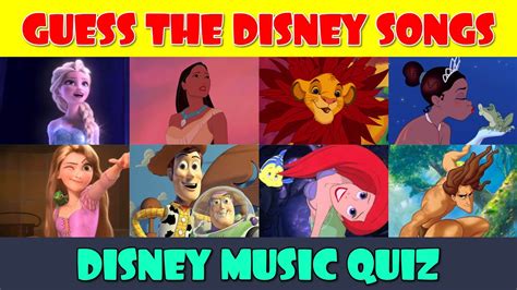 Guess The 40 Disney Songs Music Quiz YouTube