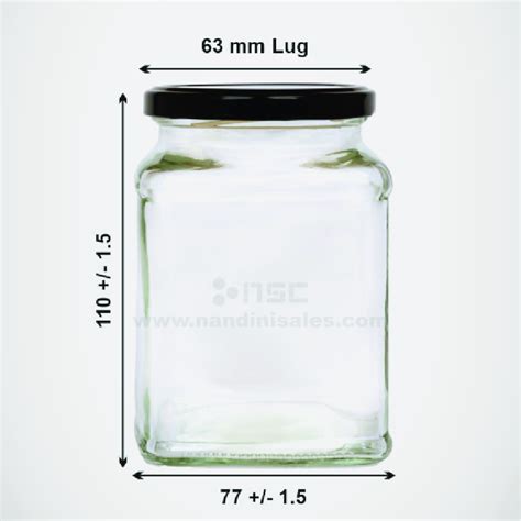 Ml Itc Glass Jar Nandini Sales Corporation