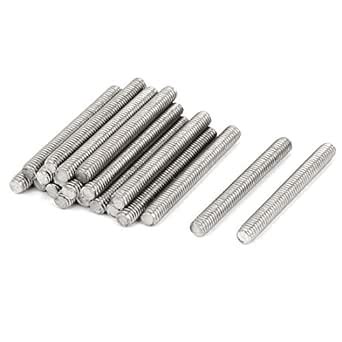 Uxcell M4 X 35mm 0 7mm Pitch 304 Stainless Steel Fully Threaded Rods