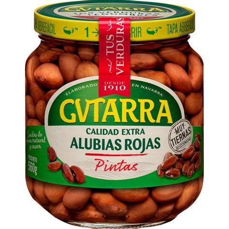 Alubia Pinta Cocida Sin Gluten Y Sin Lactosa Frasco G Neto