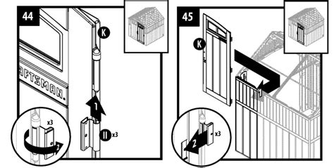 Craftsman Cmxrssc Ft X Ft Storage Shed Instruction Manual