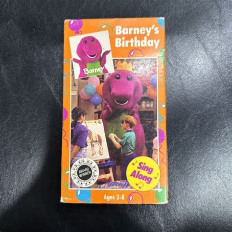 Barney Barneys Birthday Vhs 1992 45986990112 Ebay