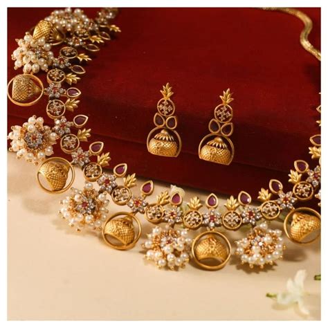 Gorgeous Necklace Set From Tarinika South India Jewels