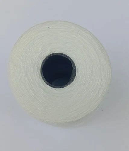 Ply White Cotton Thread Roll For Textile Industry Count At Rs