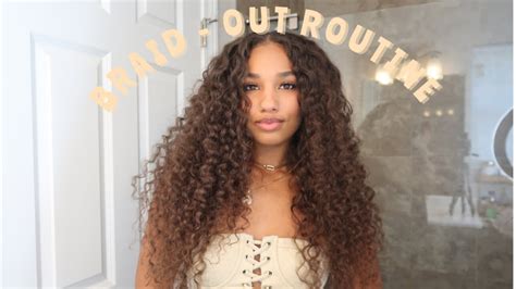 Braid Out Routine Youtube