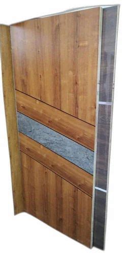 Swing Glossy Rectangular Wooden Laminated Door For Home Office And