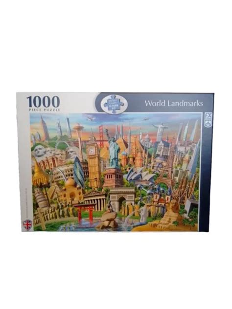 1000 Piece Jigsaw Puzzle World Landmarks Collage From Fx Schmid