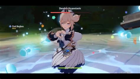 Easy Genshin Impact Dendro Hypostasis Boss Part 2 Youtube