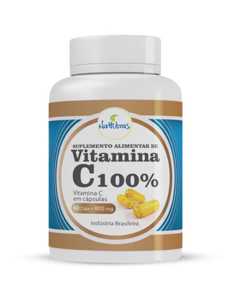 Vitamina C 60 CÁpsulas De 800mg Reserva Da Saúde