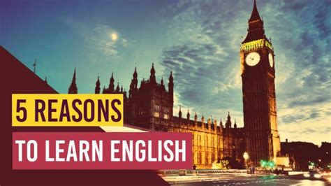 Why Should You Learn English Top 5 Reasons To Learn English Youtube