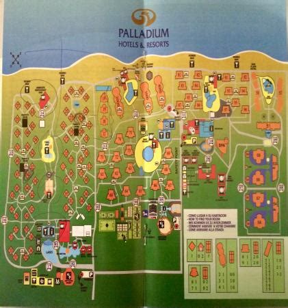 The Resort Map Picture Of Grand Palladium Bavaro Suites Resort Spa ...