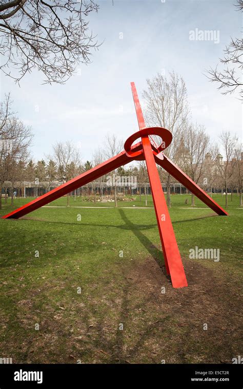 Sculpture By Mark Di Suvero Called Molecule At Minneapolis Sculpture