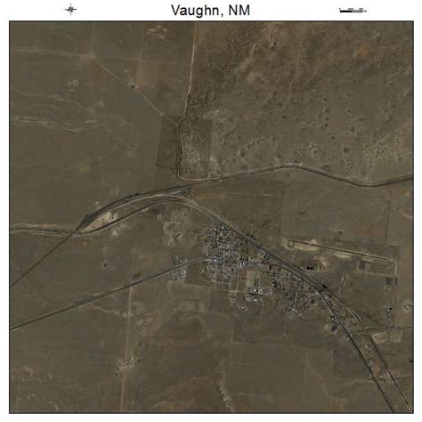 Aerial Photography Map of Vaughn, NM New Mexico