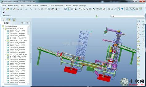 高度自动化灌装生产线3d模型proe设计prtasmstep格式文件下载专职网