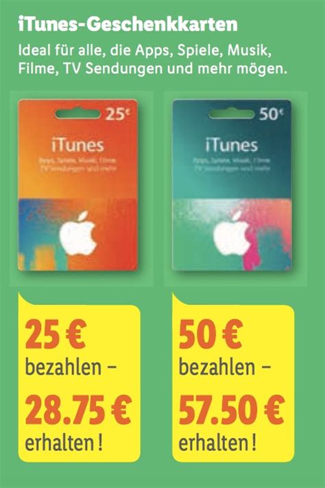 Itunes Karten Prozent Extra Guthaben Bei Real Und Lidl Macerkopf