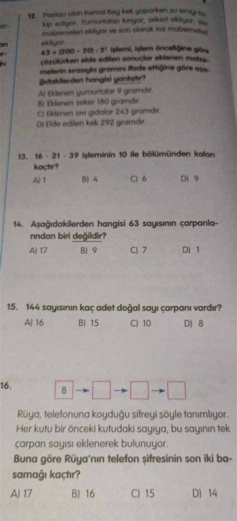 Tane Soruyu Yapana Puan Puan Ama Sorular A Klamal Ve Anlat Ml