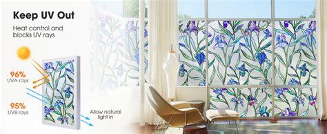 Amazon Sunbaby Stained Glass Window Film D Decorative Window