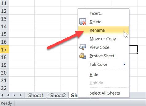 How To Rename An Excel Worksheet Excellopedia