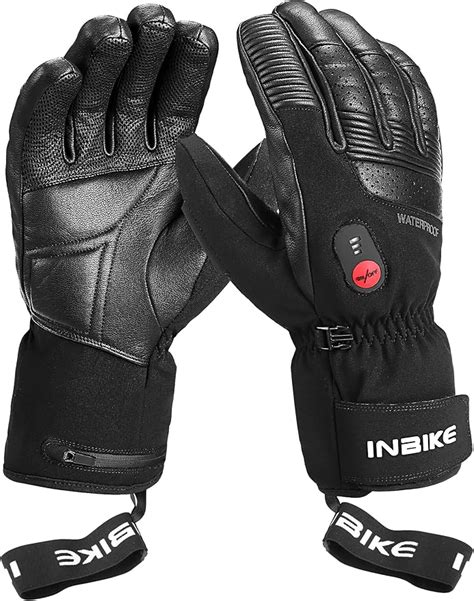 Inbike Guantes Calefactables Moto Invierno Con Dos Bater As De Iones De