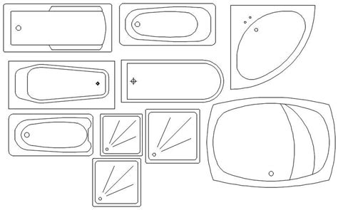 2d Blocks Of Sanitary Ware In Autocad Drawing Dwg File Cad File Cadbull