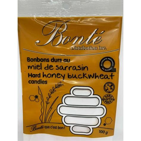 BONBON AU MIEL SARRASIN BONTÉ DISTRIBUTION INC Aliments du Québec