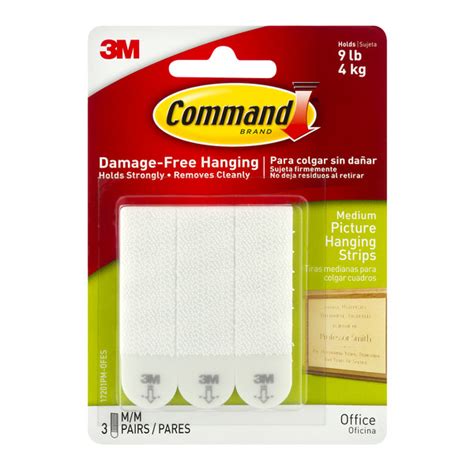 Save on Command Damage-Free Hanging Medium Picture Hanging Strips Order ...