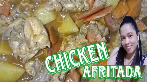 Ang Simple Kong Chicken Afritada Youtube