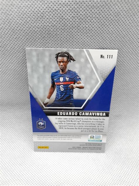 2021 Panini Mosaic Euro Base Rookie Eduardo Camavinga RC France Madrid