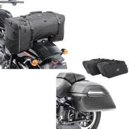 Set Set Seitenkoffer Innentaschen Kompatibel Mit Harley Davidson Fat