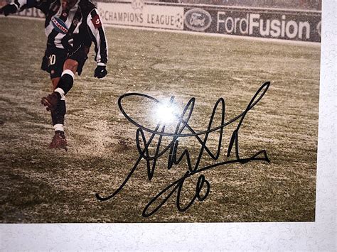 Alessandro Del Piero Signed Photograph Charitystars