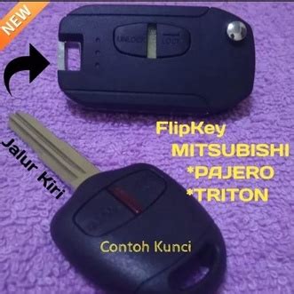 Jual Casing Kunci Lipat Untuk Mbil Mitsubishi Pajero Triton Flip Key