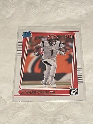 Donruss Jamarr Chase Base Rated Rookie Rc Bengals Ebay