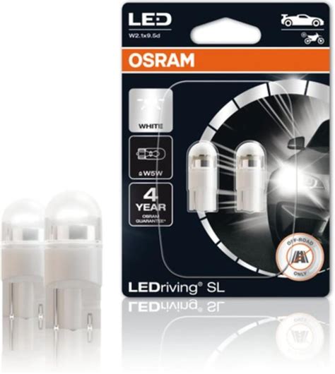 OSRAM LEDriving SL, ≜ W5W, White 6000K, Blister (2 lamps), LED Retrofit ...