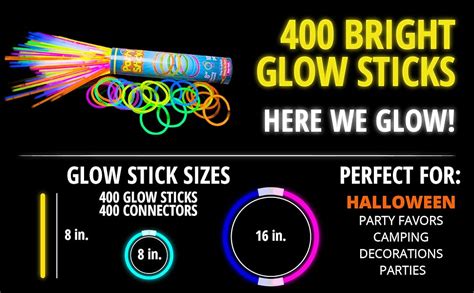 Amazon Partysticks Glow Sticks Party Supplies Pk Inch Glow