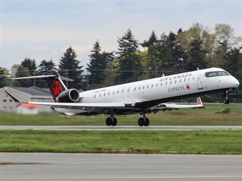 Air Canada Express operated by Jazz Bombardier CRJ900 C GDJZ at Victoria International Airpor ...