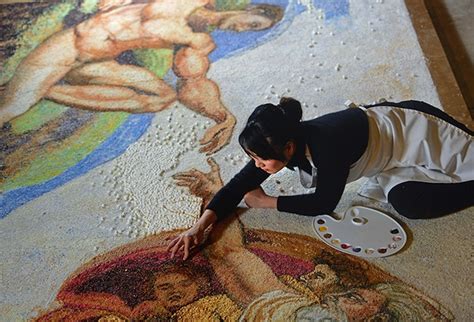 Michelangelo Masterpiece Recreated Using Half A Billion Sprinkles