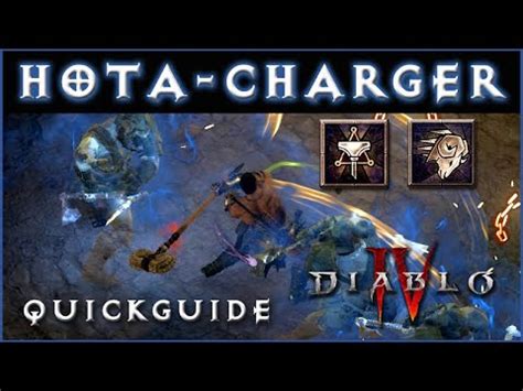 OP Charge Hota Barb Endgame Build Destroys Vaults Diablo 4 Quick