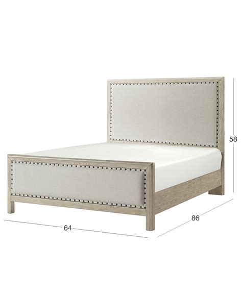 Furniture Parker Upholstered Queen Bed, Created for Macy's - Macy's