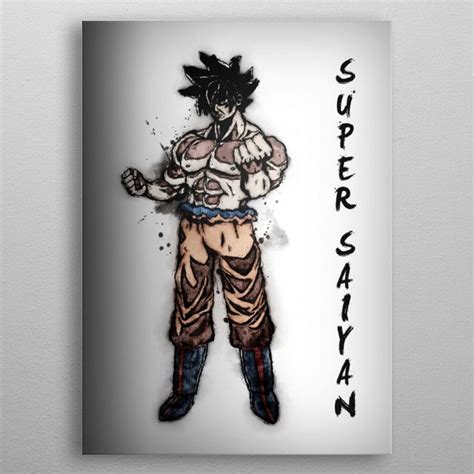 Goku Super Saiyan Poster By Gab Fernando Displate Goku Super Saiyan Poster Prints Super